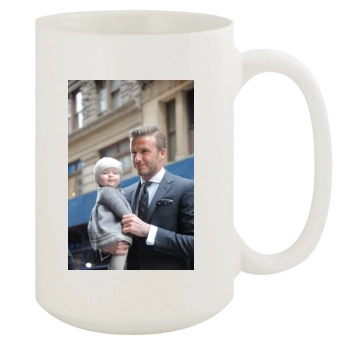 David Beckham 15oz White Mug