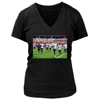 David Beckham Women's Deep V-Neck TShirt