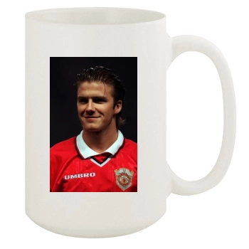 David Beckham 15oz White Mug