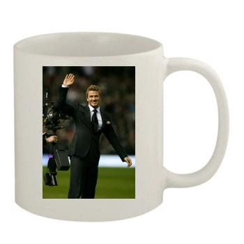 David Beckham 11oz White Mug