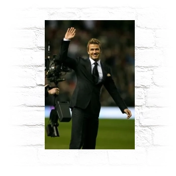 David Beckham Metal Wall Art