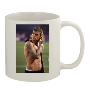 David Beckham 11oz White Mug