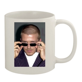 David Beckham 11oz White Mug