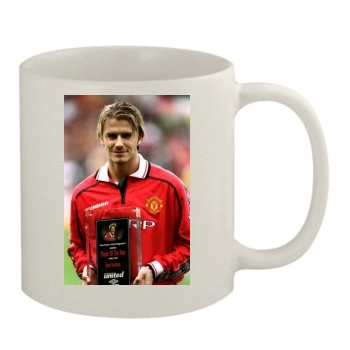 David Beckham 11oz White Mug