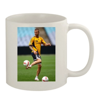 David Beckham 11oz White Mug