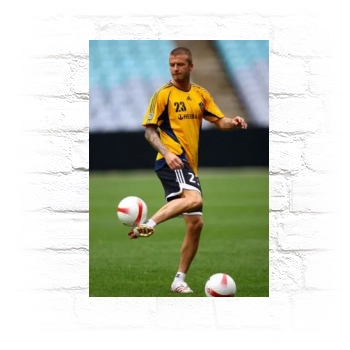 David Beckham Metal Wall Art