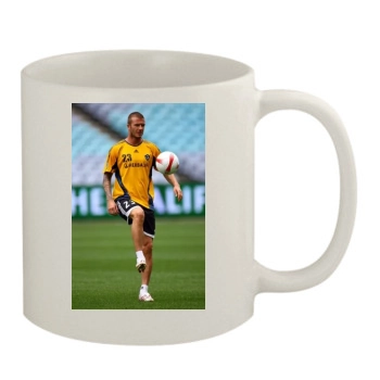 David Beckham 11oz White Mug