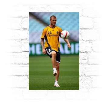 David Beckham Metal Wall Art