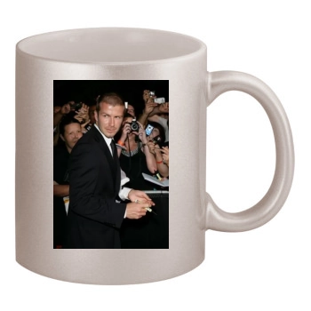 David Beckham 11oz Metallic Silver Mug