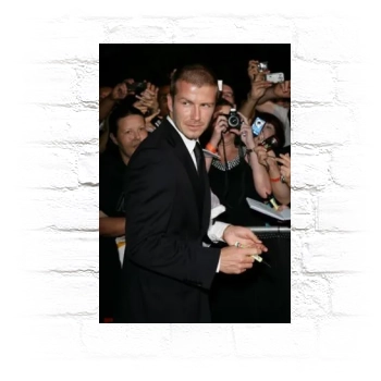 David Beckham Metal Wall Art