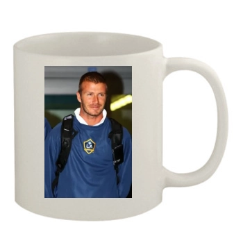 David Beckham 11oz White Mug