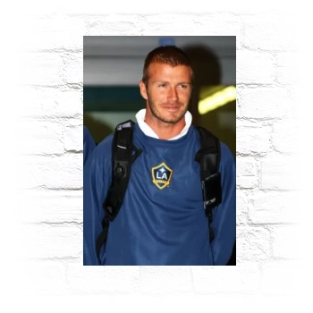 David Beckham Metal Wall Art