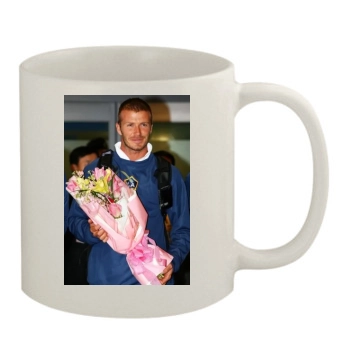 David Beckham 11oz White Mug