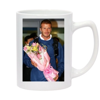 David Beckham 14oz White Statesman Mug