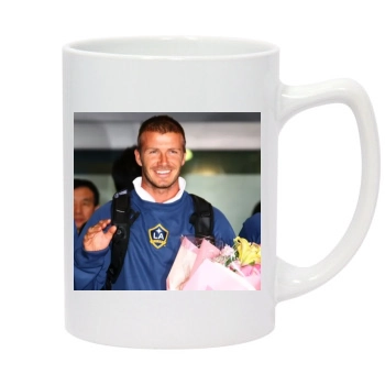 David Beckham 14oz White Statesman Mug