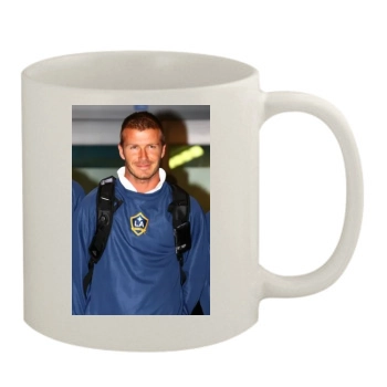 David Beckham 11oz White Mug