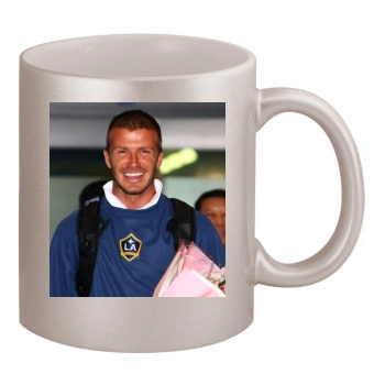 David Beckham 11oz Metallic Silver Mug