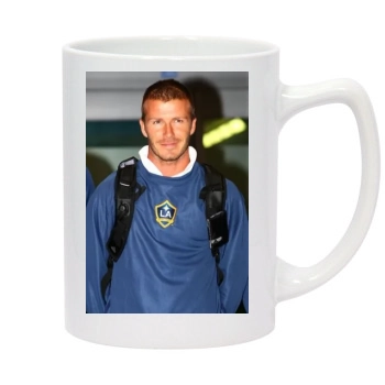 David Beckham 14oz White Statesman Mug