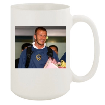 David Beckham 15oz White Mug