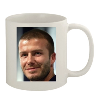 David Beckham 11oz White Mug