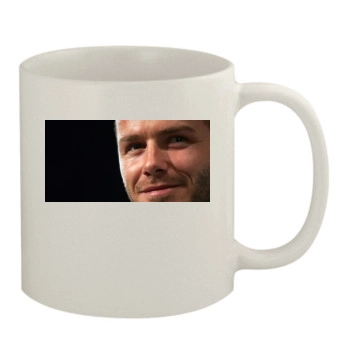 David Beckham 11oz White Mug