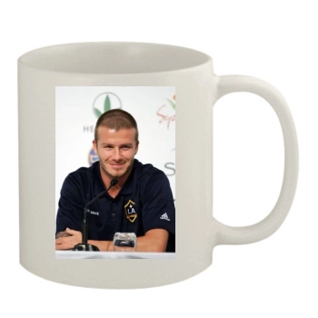 David Beckham 11oz White Mug