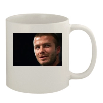 David Beckham 11oz White Mug