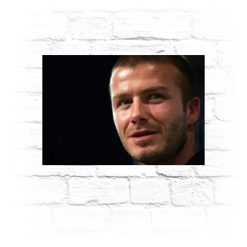 David Beckham Metal Wall Art