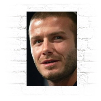 David Beckham Metal Wall Art