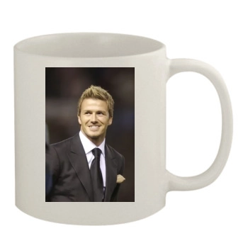 David Beckham 11oz White Mug