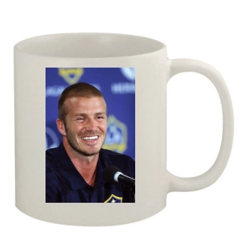 David Beckham 11oz White Mug