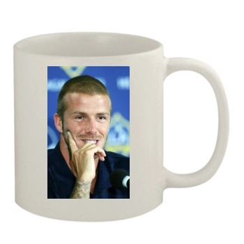 David Beckham 11oz White Mug