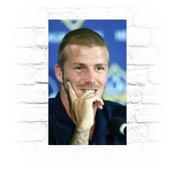 David Beckham Metal Wall Art