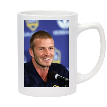 David Beckham 14oz White Statesman Mug