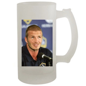 David Beckham 16oz Frosted Beer Stein