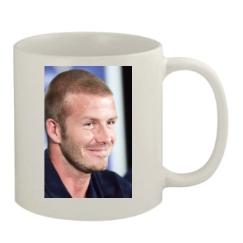 David Beckham 11oz White Mug