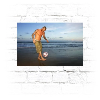 David Beckham Metal Wall Art