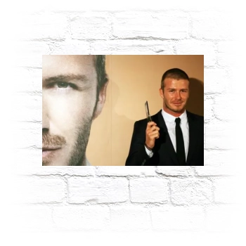 David Beckham Metal Wall Art