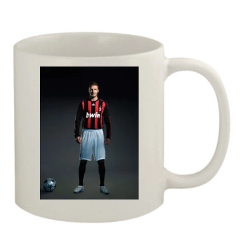 David Beckham 11oz White Mug