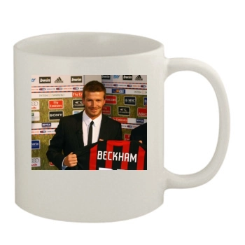 David Beckham 11oz White Mug