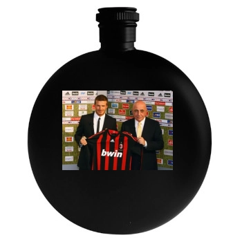 David Beckham Round Flask