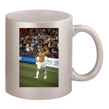 David Beckham 11oz Metallic Silver Mug