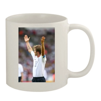 David Beckham 11oz White Mug