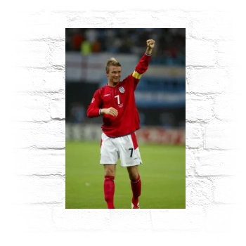 David Beckham Metal Wall Art