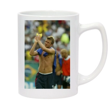 David Beckham 14oz White Statesman Mug