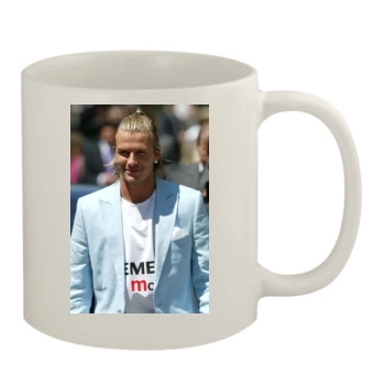 David Beckham 11oz White Mug