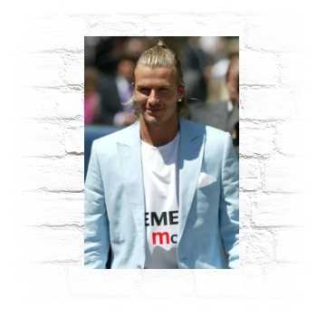 David Beckham Metal Wall Art