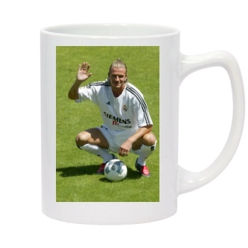 David Beckham 14oz White Statesman Mug