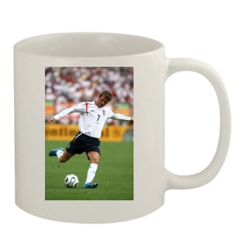 David Beckham 11oz White Mug