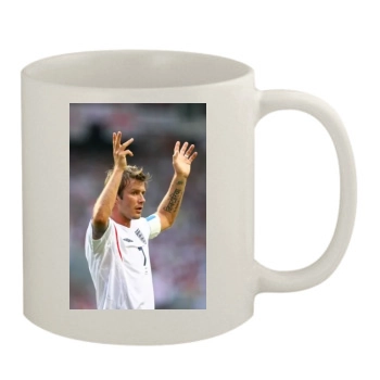 David Beckham 11oz White Mug